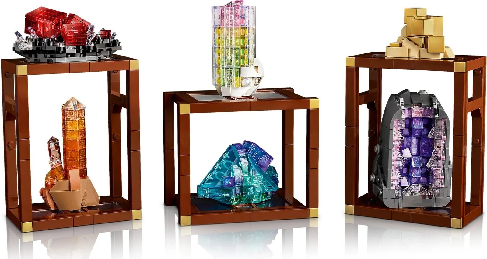 Set LEGO IDEAS Mineral Collection 21362, 880 pjesë, për të rritur