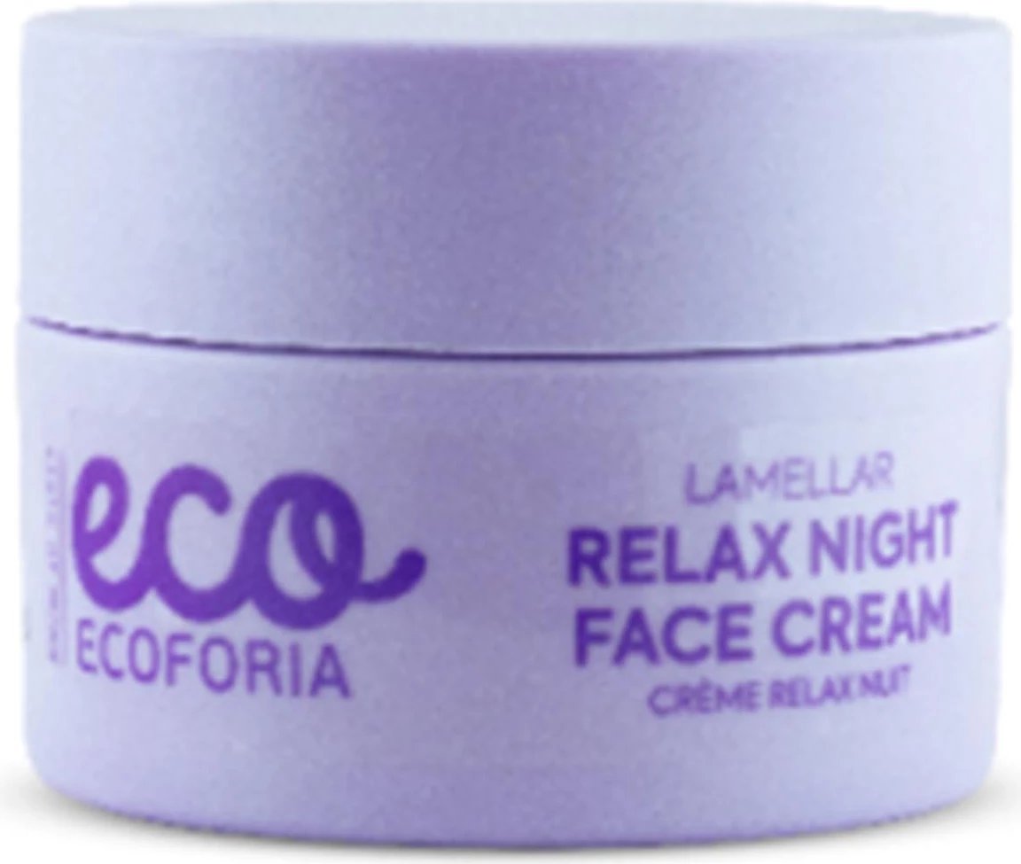 Krem nate për fytyrë ECOFORIA Lamellar Relax unisex 50ml