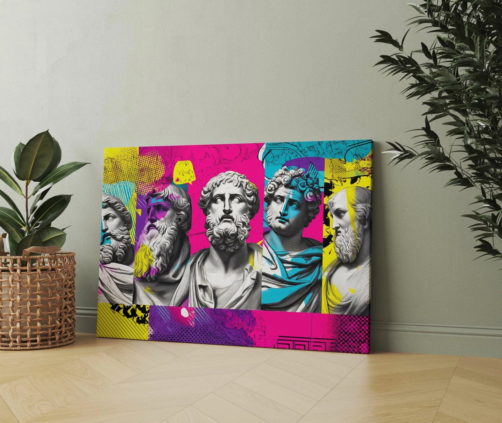 Pikturë dekorative në kanavacë, shumëngjyrëshe, Wallity, HM_CNVS26-13, 50x70cm