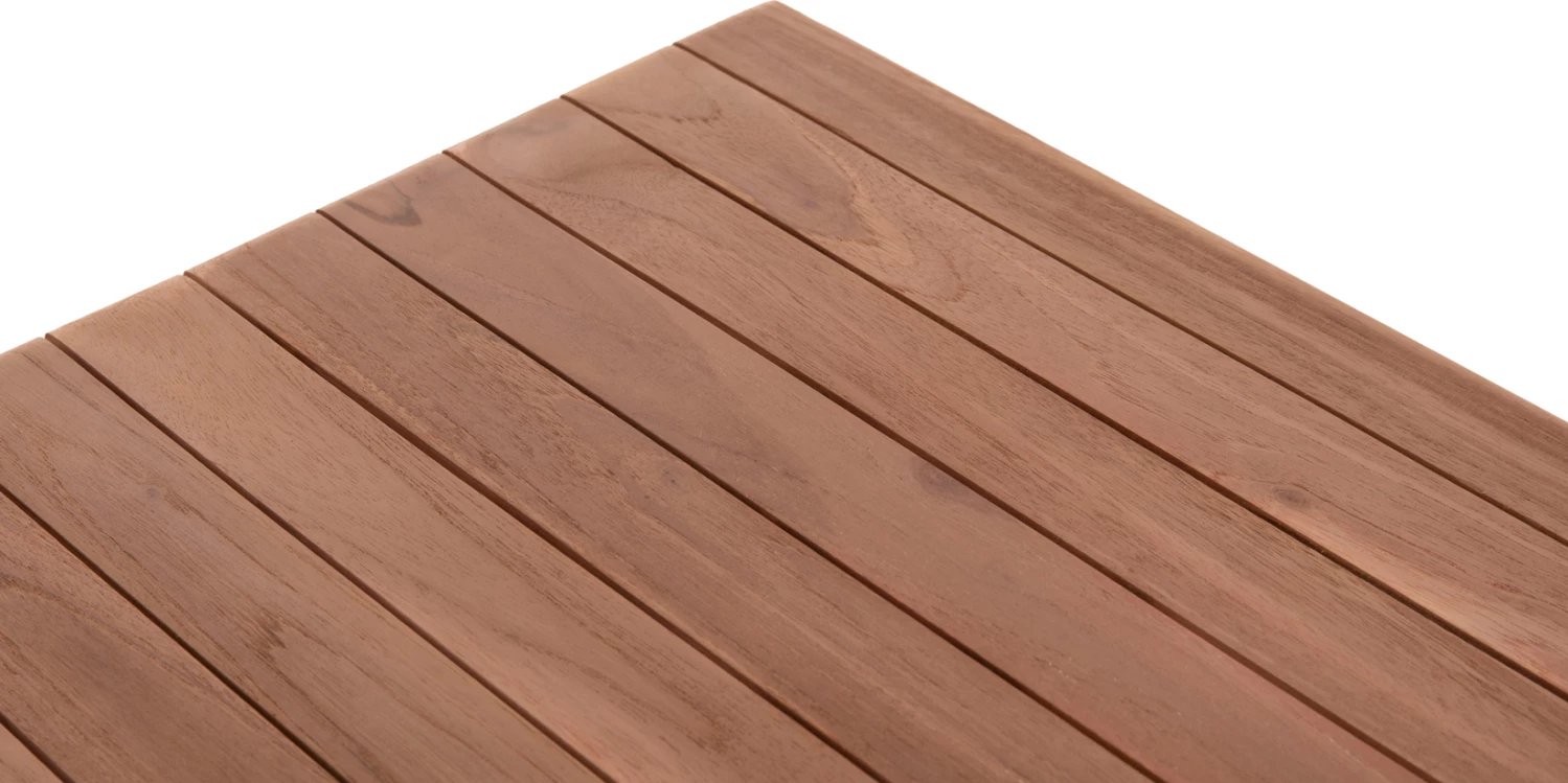 Sipërfaqe tavoline katrore, dru tik natyral, 70x70x4cm