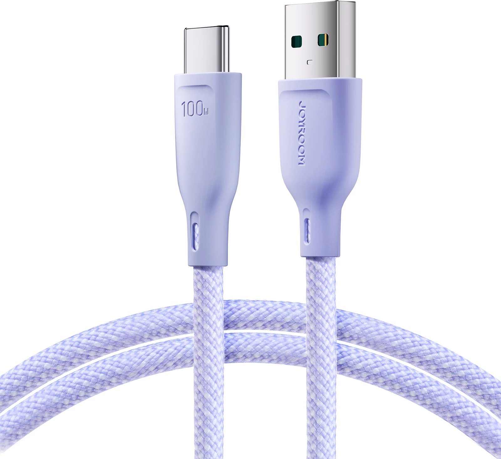 Kabllo Joyroom Multi-Color Series S-A34, USB-A në USB-C, 100W, 1m, Vjollcë