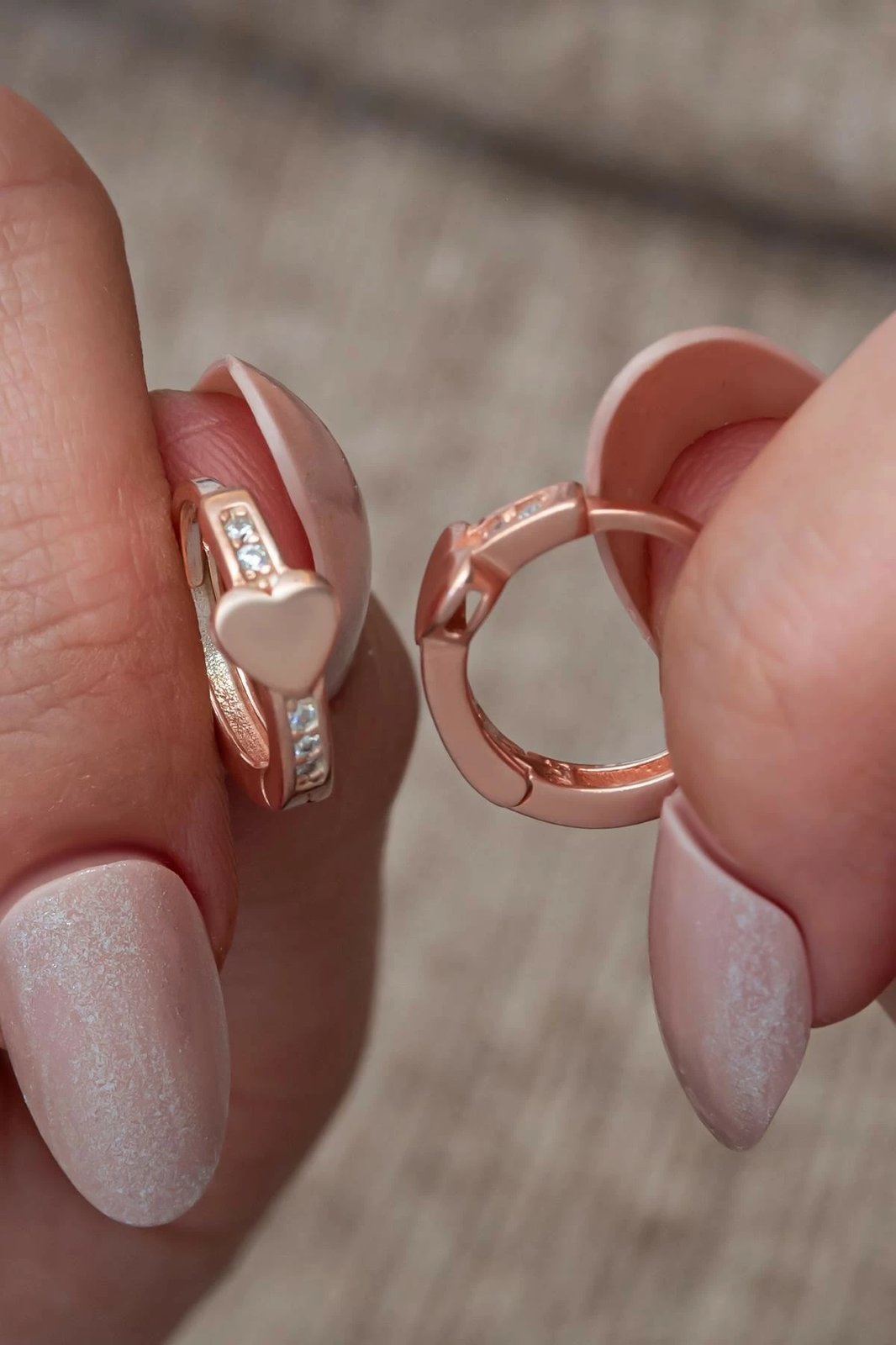 Vathë argjendi Jumeon, ngjyrë rozë e artë, NRZ999396