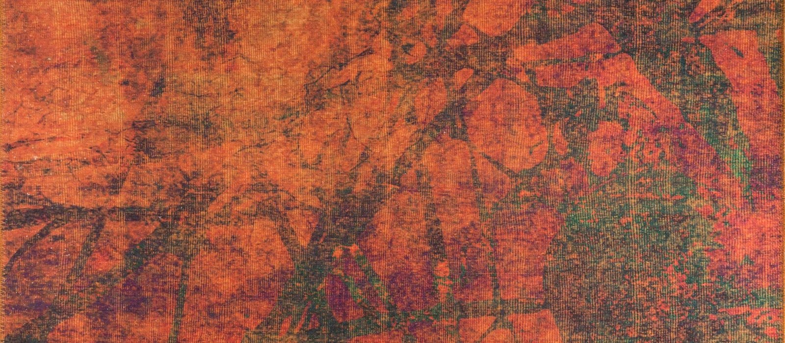 Qilim (140 x 190) Conceptum Hypnose, Fusion Chenille, portokalli AL 09