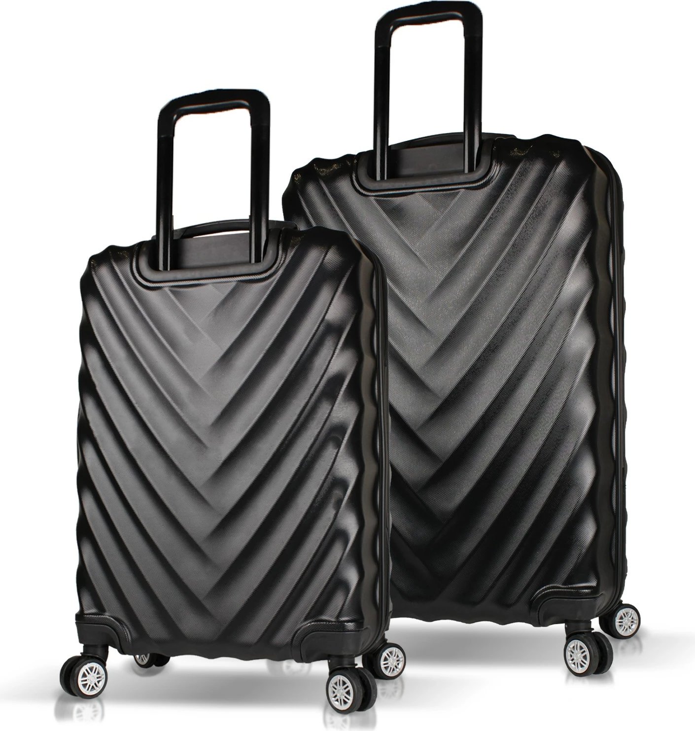 Set valixhesh (2 copë), ngjyrë e zezë, Zoozie Bags, 6869