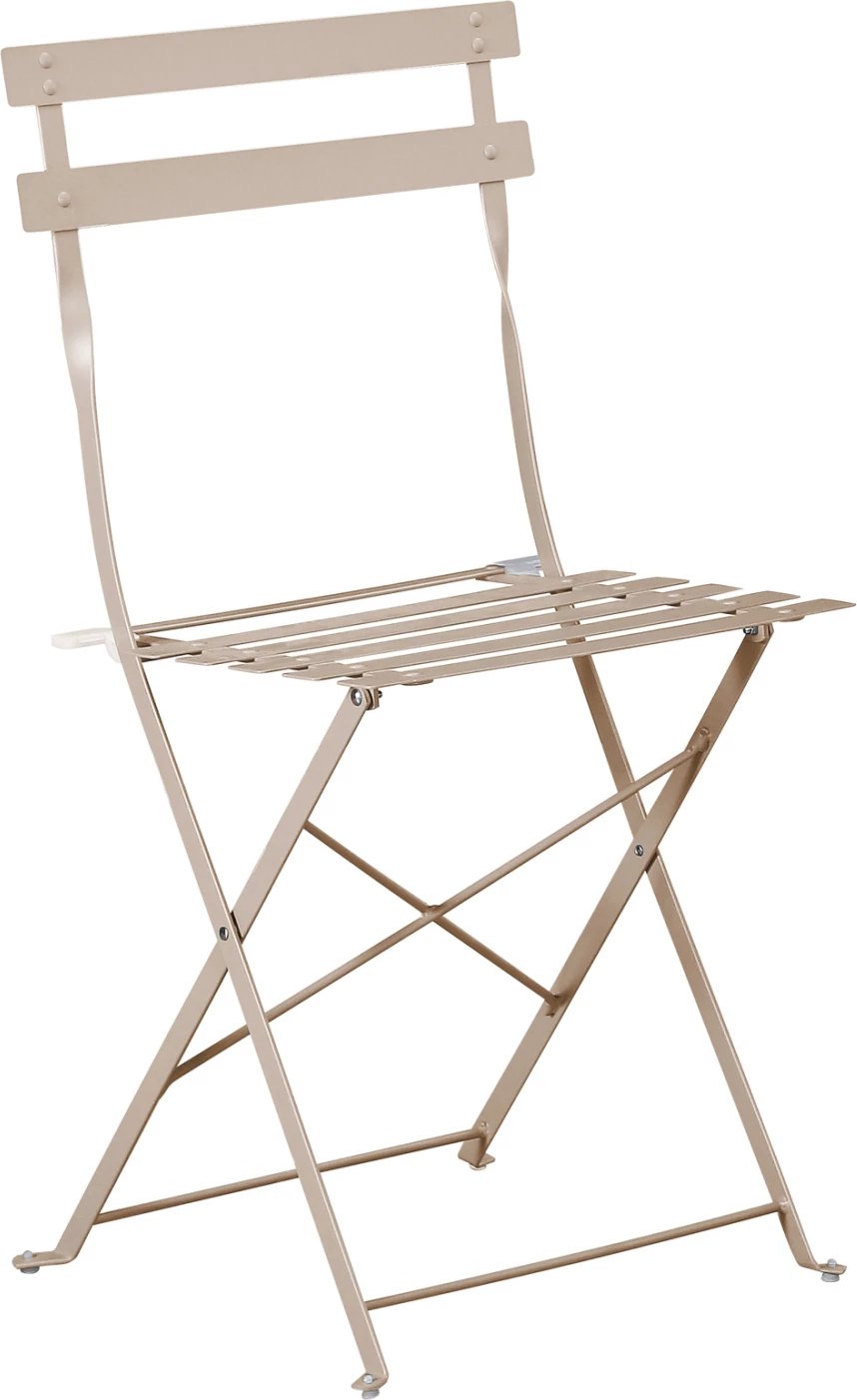 Karrige palosëse SOPHIE, metalike, ngjyrë kapuçino, FH6337.04, 41x43x80cm, set prej 2 copësh