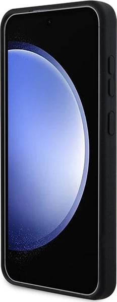 Mbështjellës Mercedes AMG Silicone Carbon Pattern MagSafe për Samsung Galaxy S24, i zi