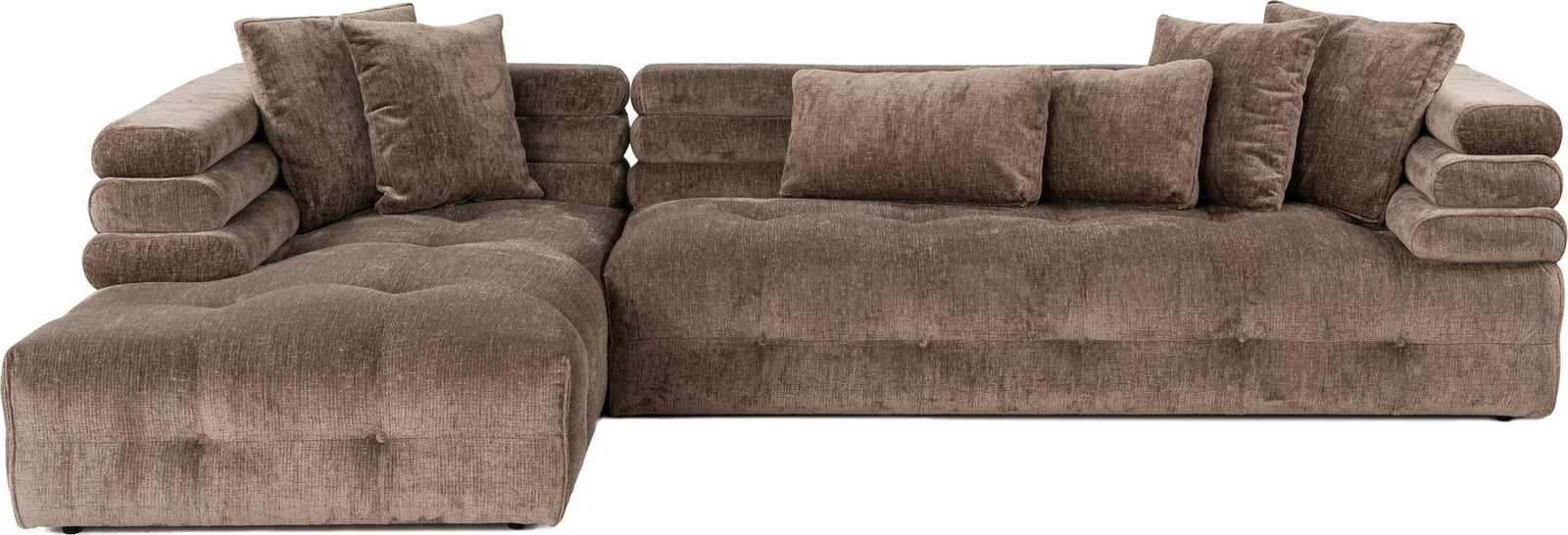 Kënd-sofë Boston, kënd majtas, gri, Atelier del Sofa (Chl-2R)