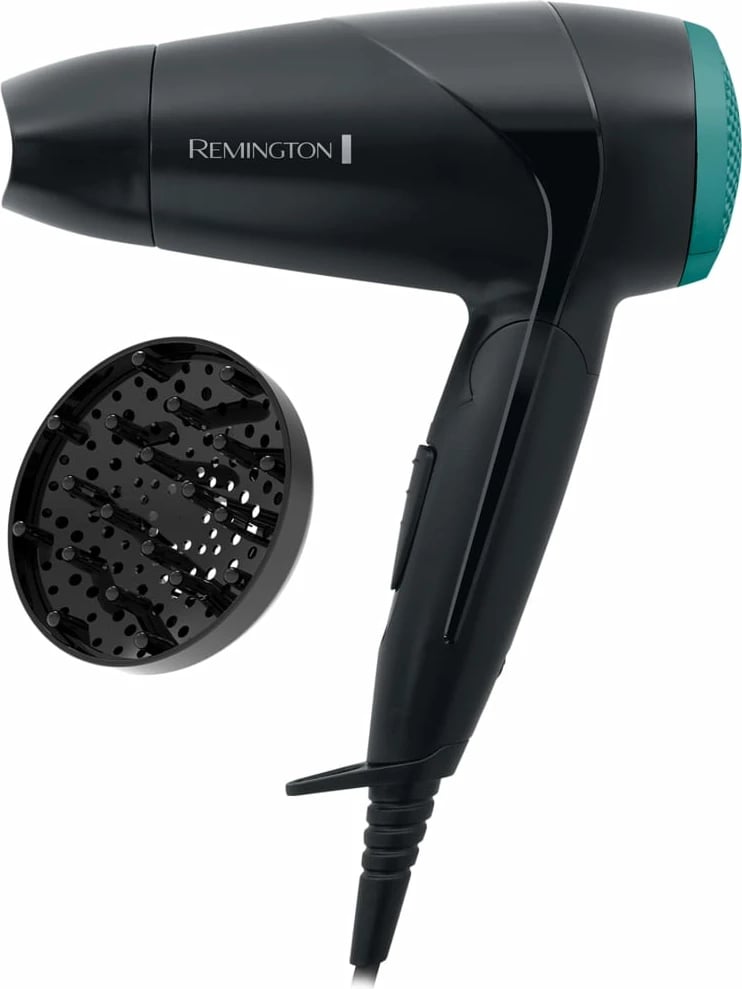Tharëse flokësh Remington Travel, 2000W, e zezë