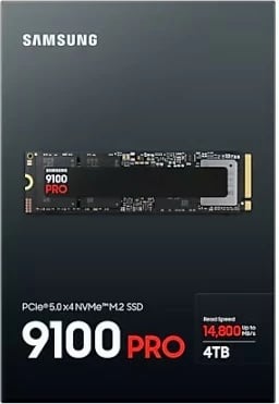 SSD Samsung 9100 PRO, 4TB, M.2 2280, PCIe 5.0, Zi