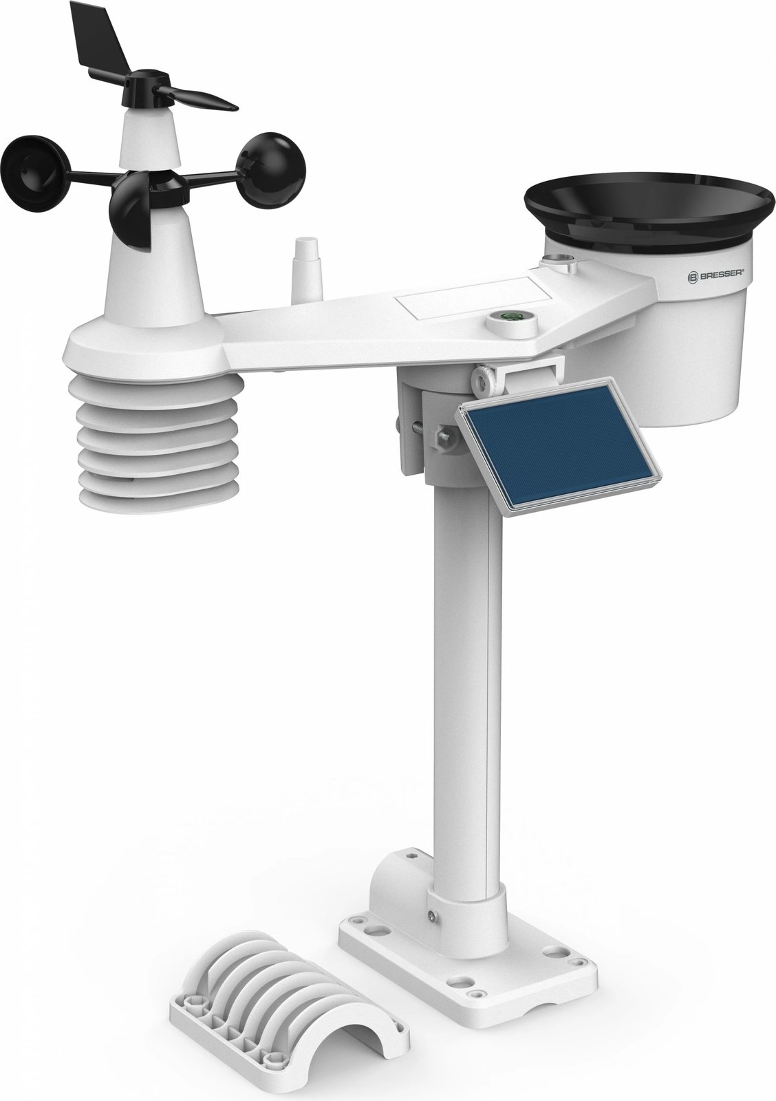 Stacion moti Bresser Wetter Center 7-in-1 solar 6-Tage 4cast Pro SF, i bardhë Stacion moti Bresser Wetter Center 7-in-1 solar 6-Tage 4cast Pro SF, i bardhë