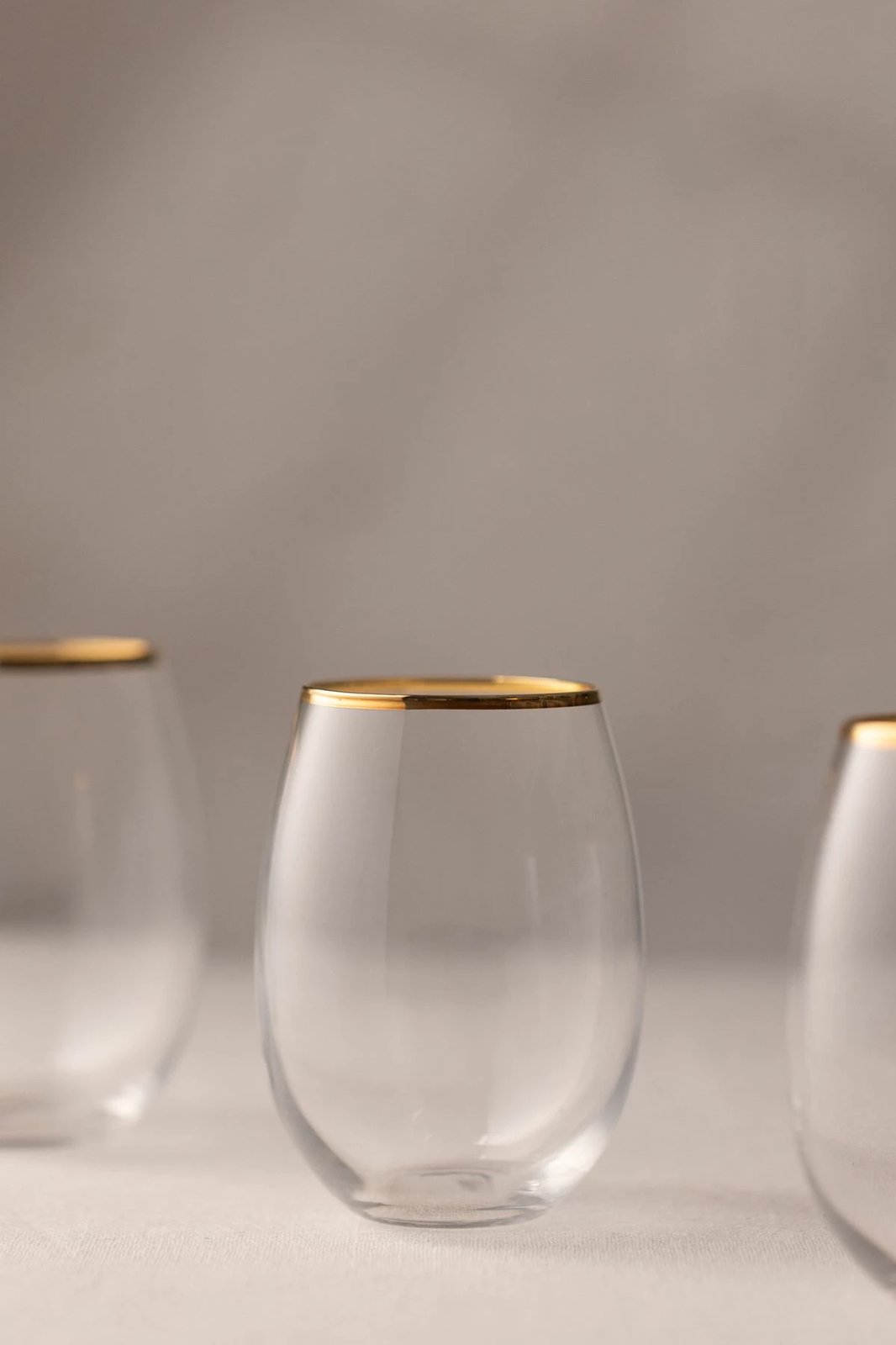 Set gotash (4 copë), Hermia Concept, Astoria 350, ngjyrë ari, transparente