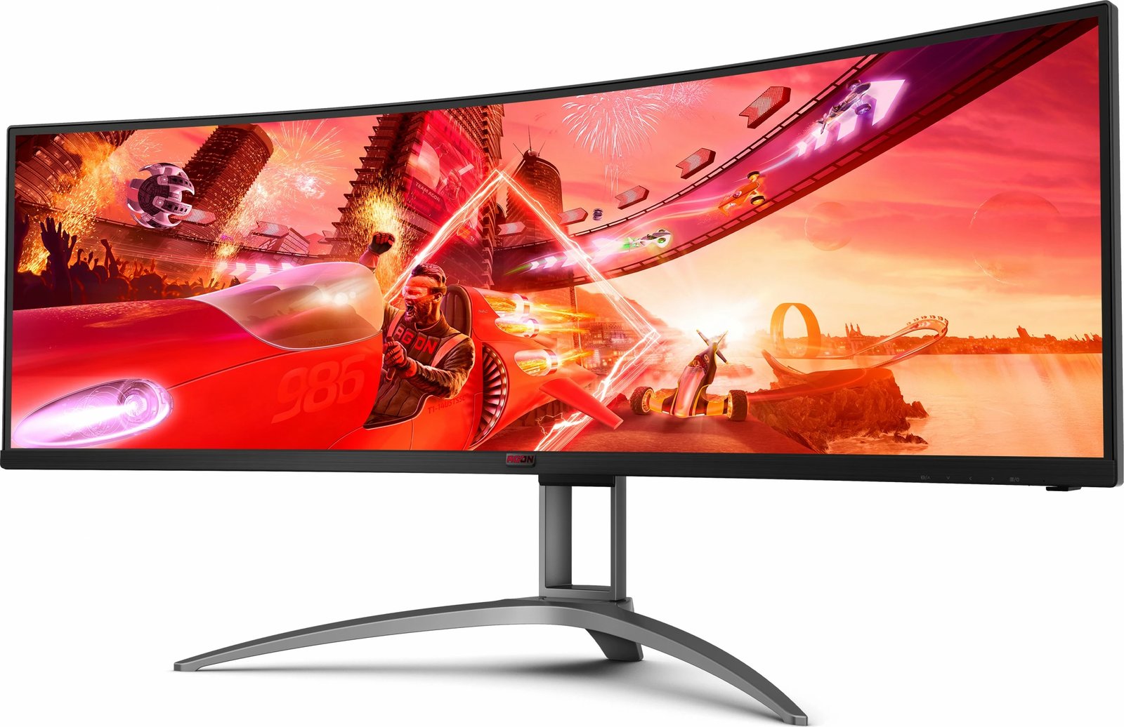 Monitor AOC AG493UCX2 49 inç, 5120x1440, 165Hz, FreeSync Premium Pro, LED, i zi