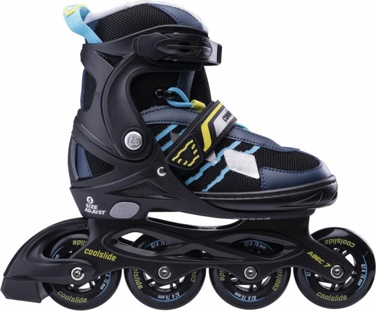 Rollera për fëmijë Coolslide, të zeza dhe kaltër