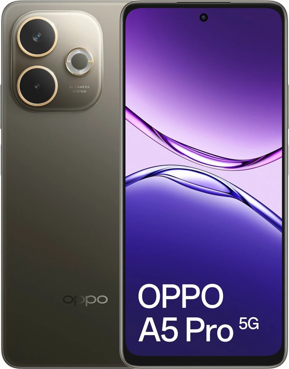 Celular OPPO A5 Pro 5G, 8GB RAM, 256GB, kafe