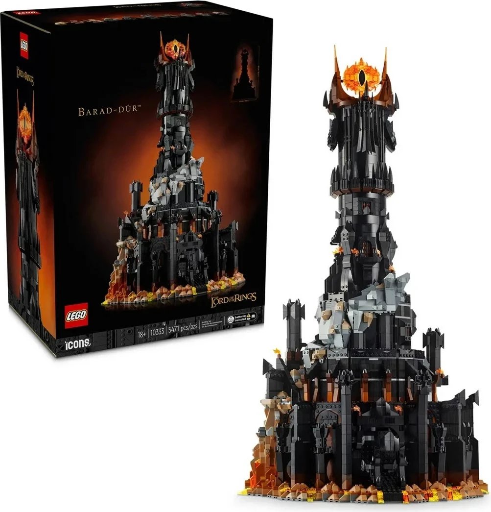 Set LEGO ICONS 10333 The Lord of the Rings: Barad-dûr Set LEGO ICONS 10333 The Lord of the Rings: Barad-dûr
