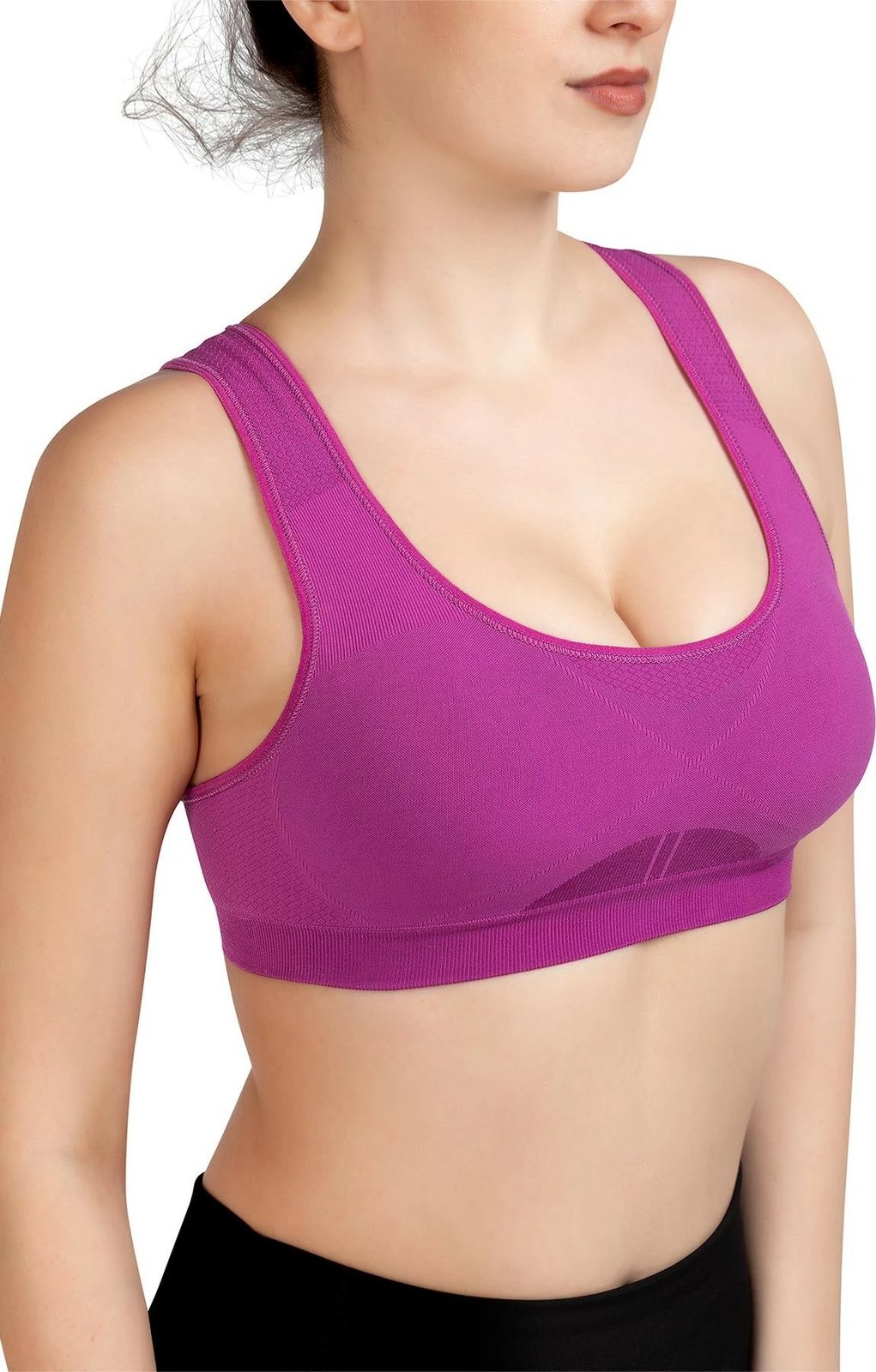 Bra sportiv Jumeon, magenta, 001-001386