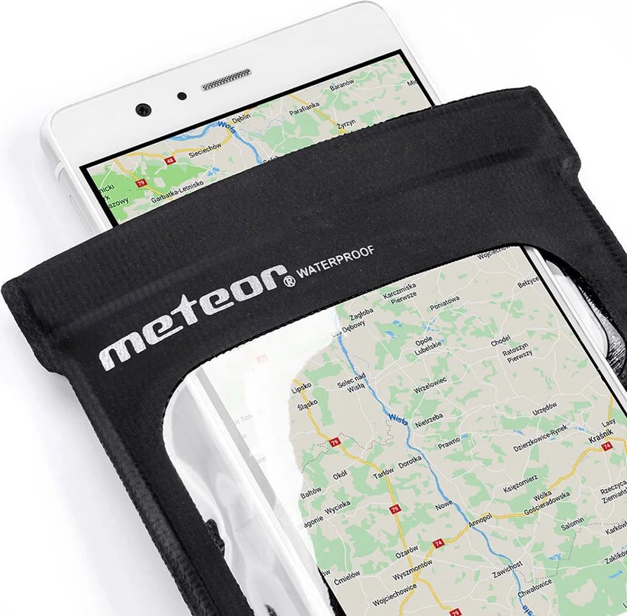 Aksesor biçiklete Meteor për telefon, i zi