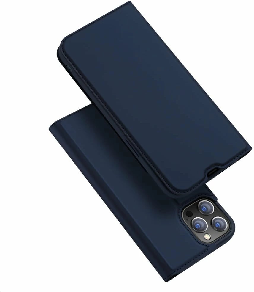 Mbështjellës Dux Ducis Skin Pro Bookcase për iPhone 13 Pro Max, kaltër