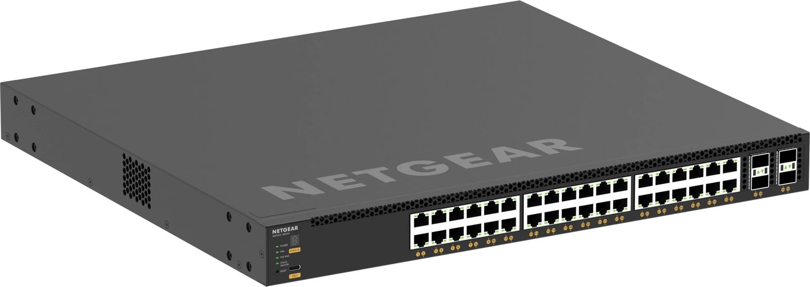 Switch NETGEAR M4350-36X4V, Managed, L3, 10G Ethernet, PoE, Rack 1U