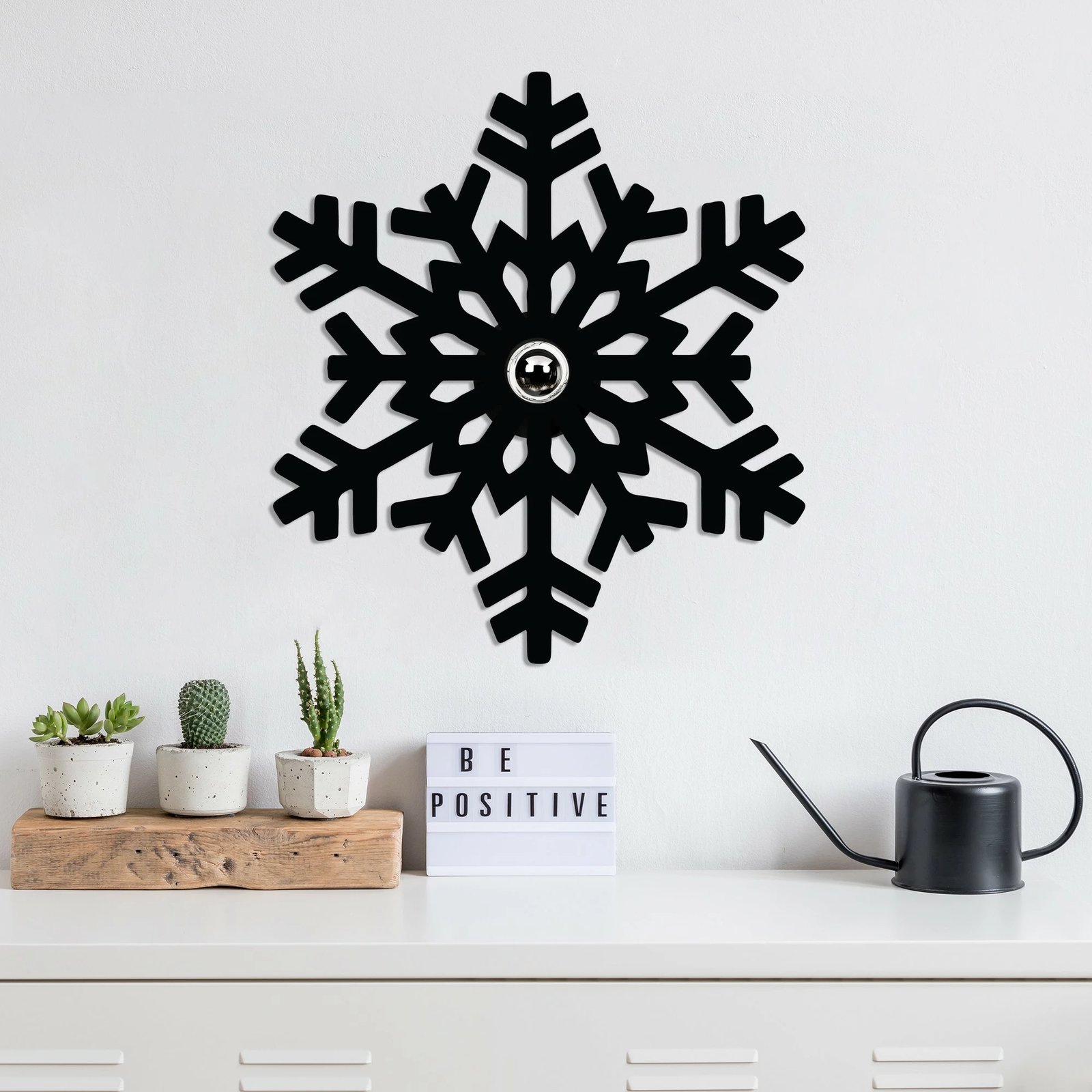 Llambë muri Opviq, dizajn lule, ngjyrë e zezë, W-052 Llambë muri Opviq, dizajn lule, ngjyrë e zezë, W-052