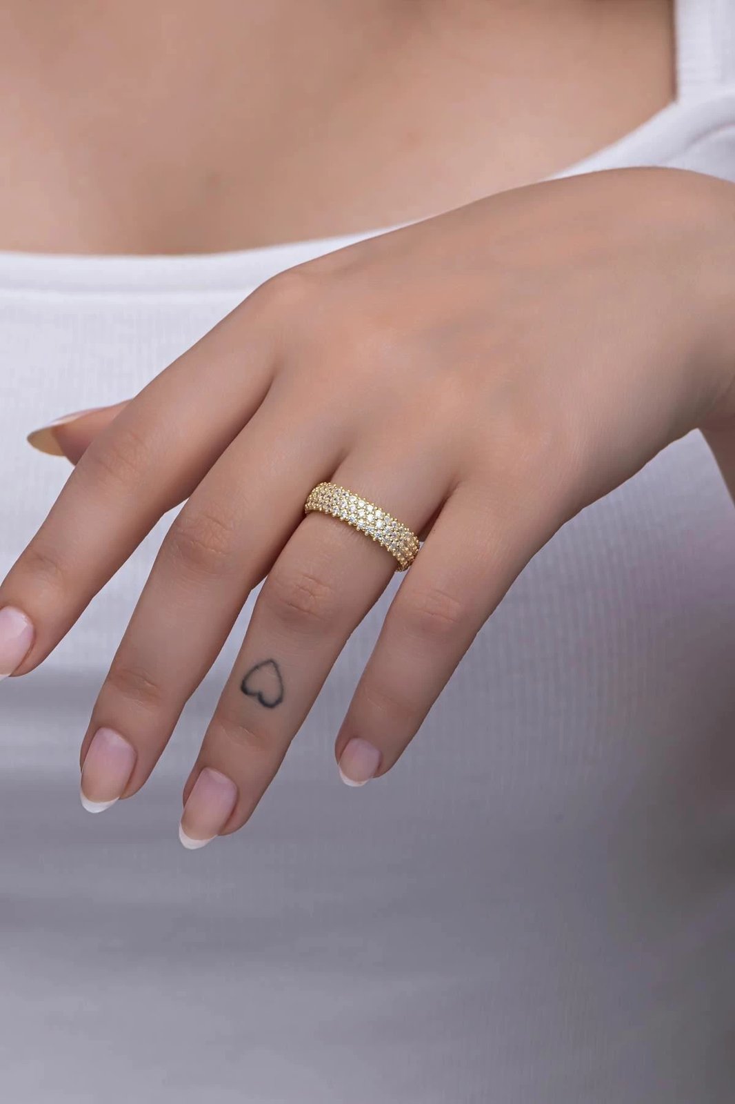 Unazë argjendi ngjyrë ari, Jumeon, NRZ999174-15