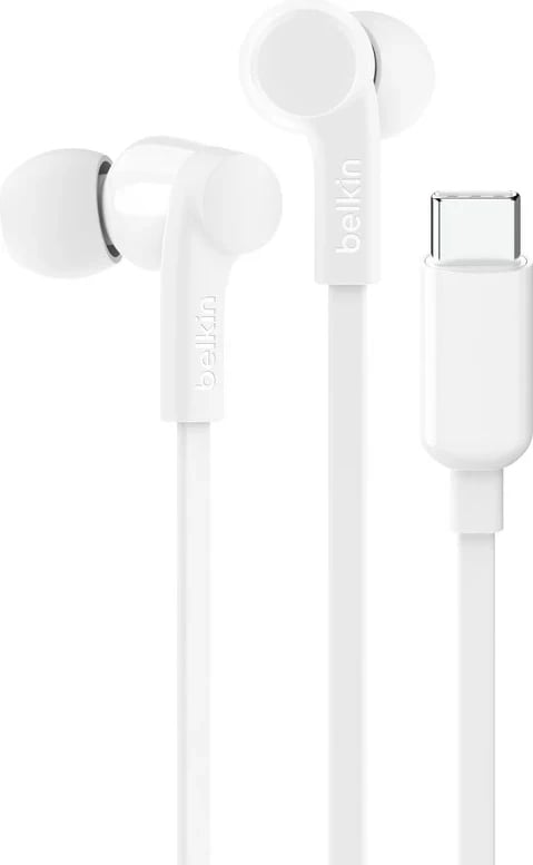 Kufje Belkin SoundForm G3H0002HQWHV2 me kabllo, USB Type-C, të bardha