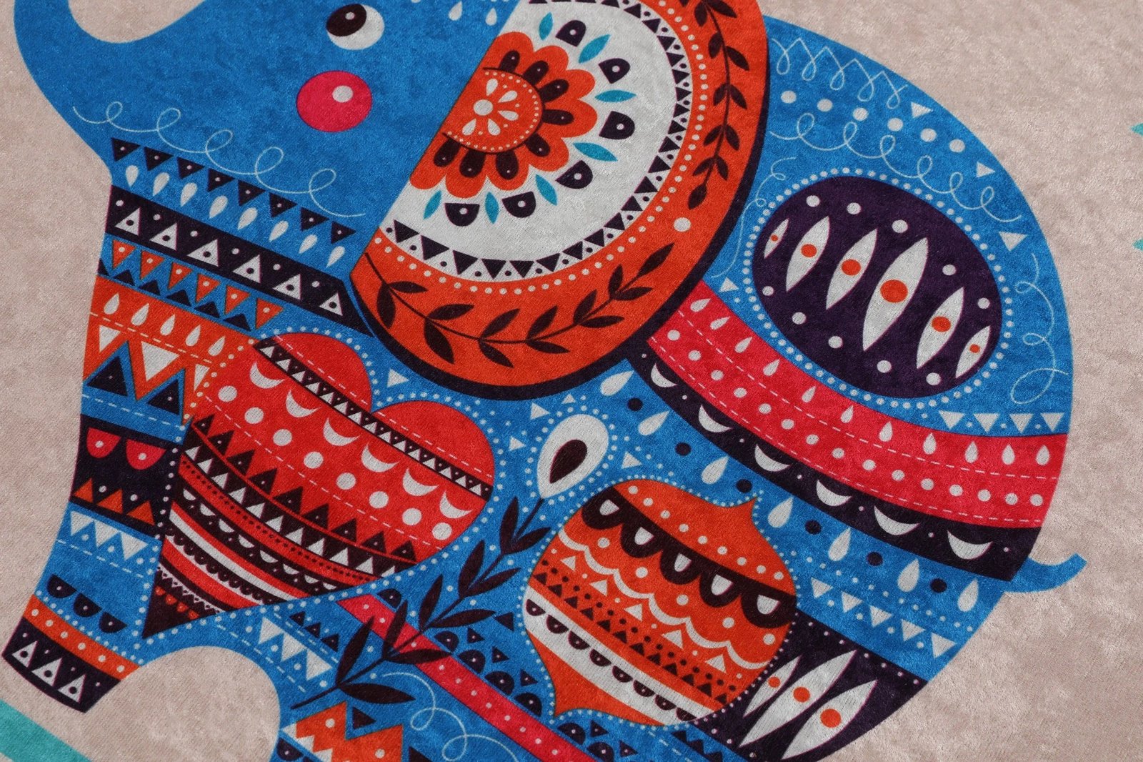 Set tapetash për banjo (3 copë), Mijölnir, etnike, shumëngjyrëshe