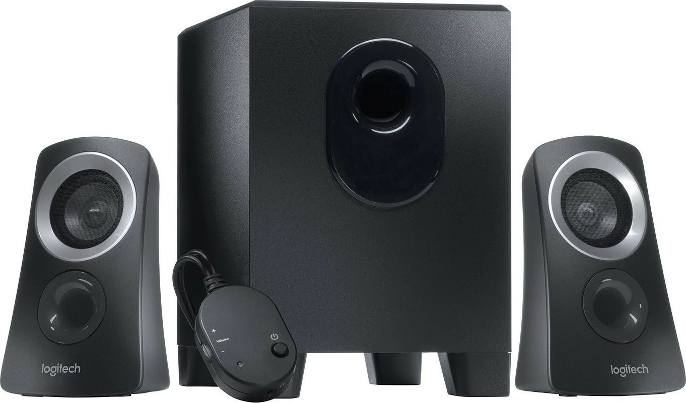Sistem zëri Logitech Z313, 2.1 kanale, 25 W, PC, e zezë