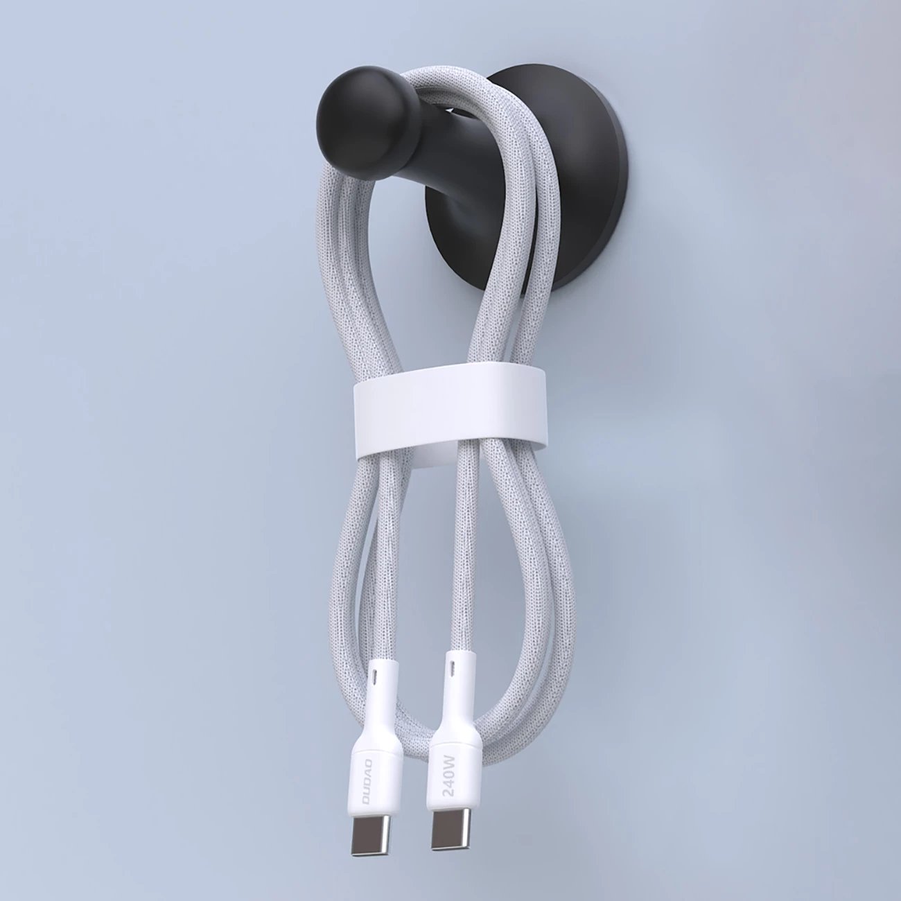Kabllo USB-C në USB-C Dudao L9C Max, 1.2m, 240W, Bardhë