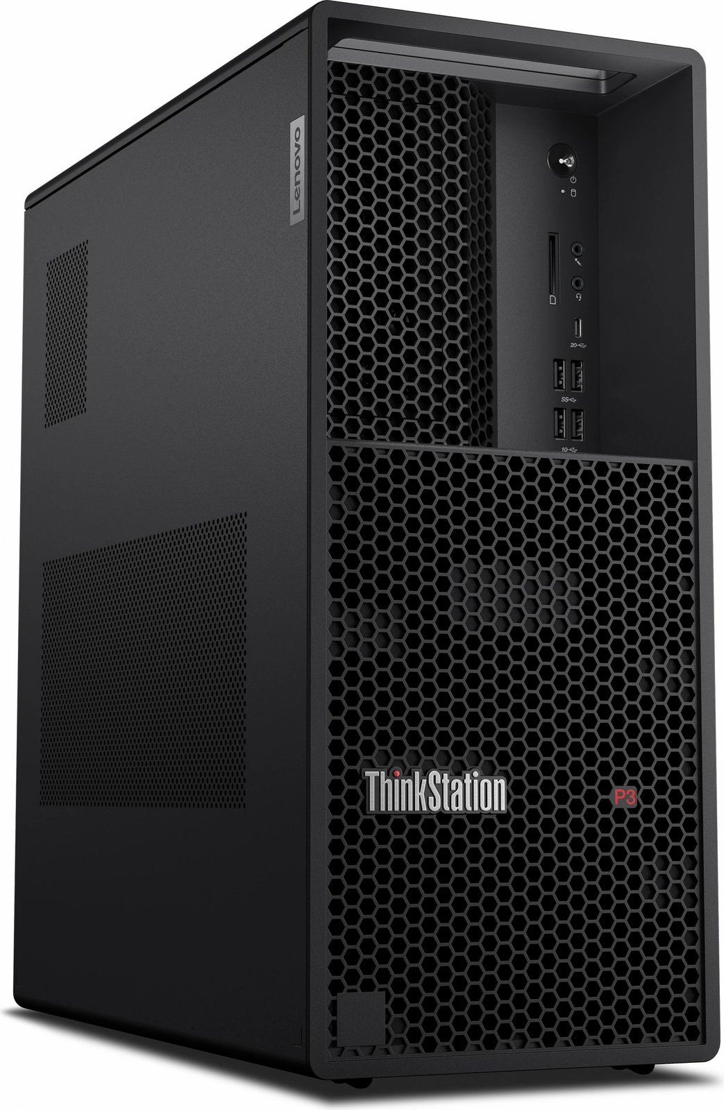 Kasë Lenovo ThinkStation P3 Tower G2 CU7 265K, 32GB, 1TB, 750W, Windows 11 Pro, e zezë