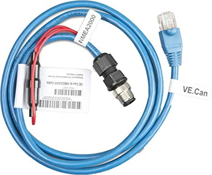 Kabllo lidhëse VE.Can në NMEA2000 Micro-C mashkull, ASS030520200, blu