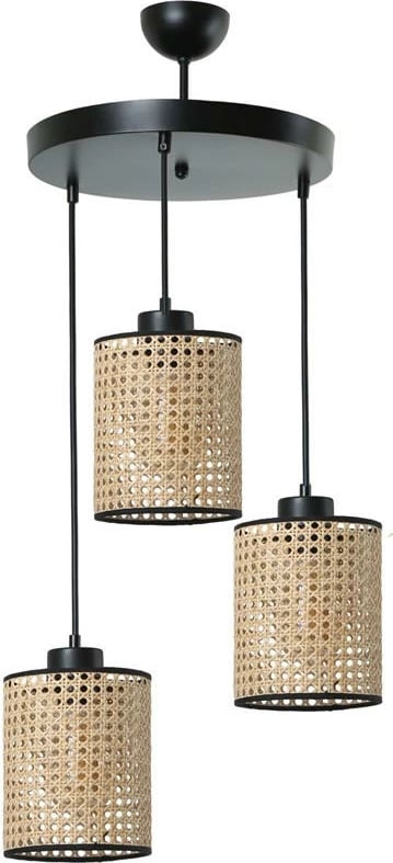 Llambë tavani Opviq, April 3 copë, ratan, tepsi