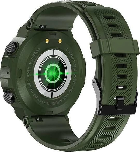 SmartWatch GARETT SPORT TACTIC GREEN (Waterproof IP67, 1.28" Touch)