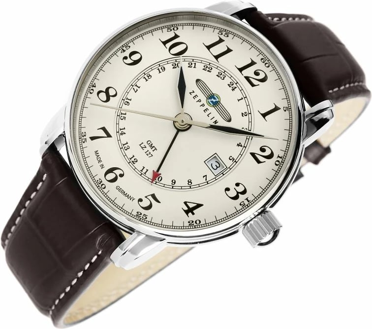 Orë dore për meshkuj Zeppelin, e zezë