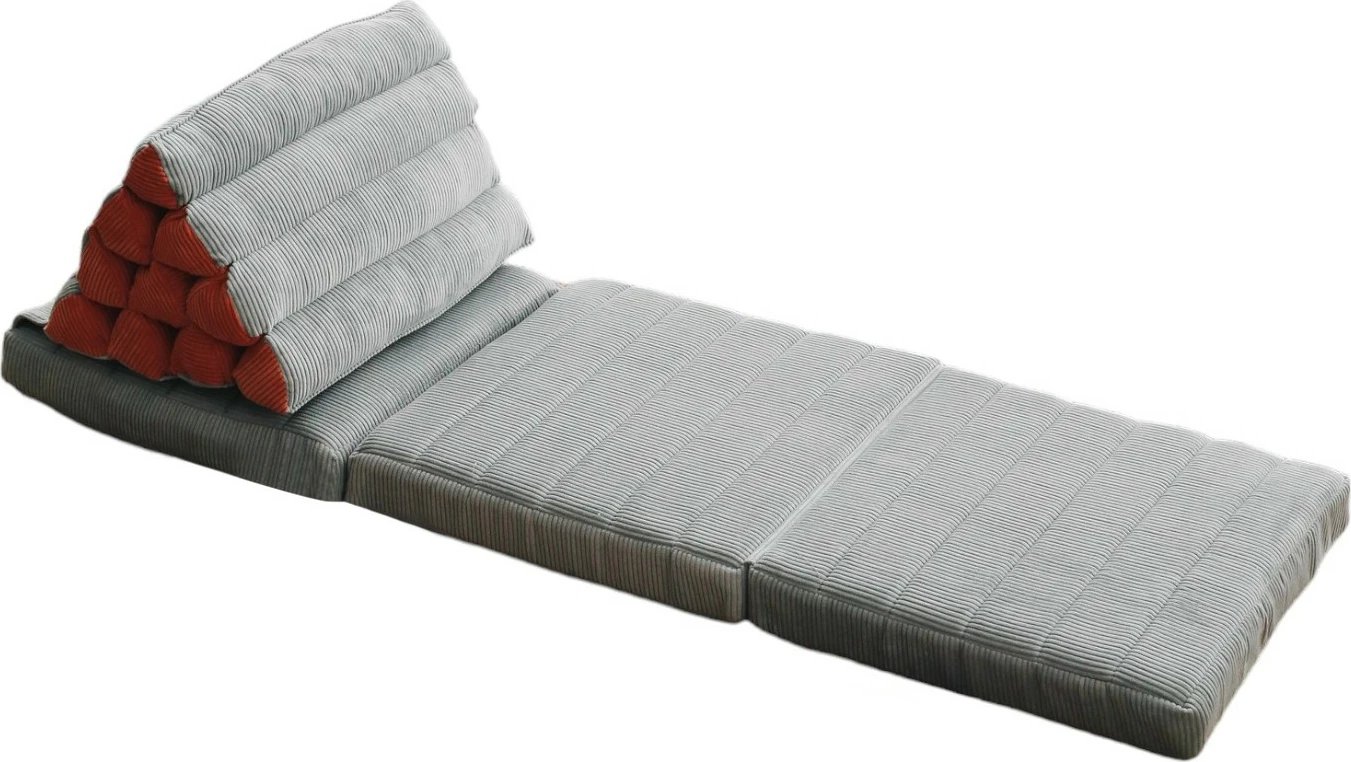 Jastëk i palosshëm prej kadifeje, ngjyrë e kaltër, Keyf Katlanan, Atelier del Sofa