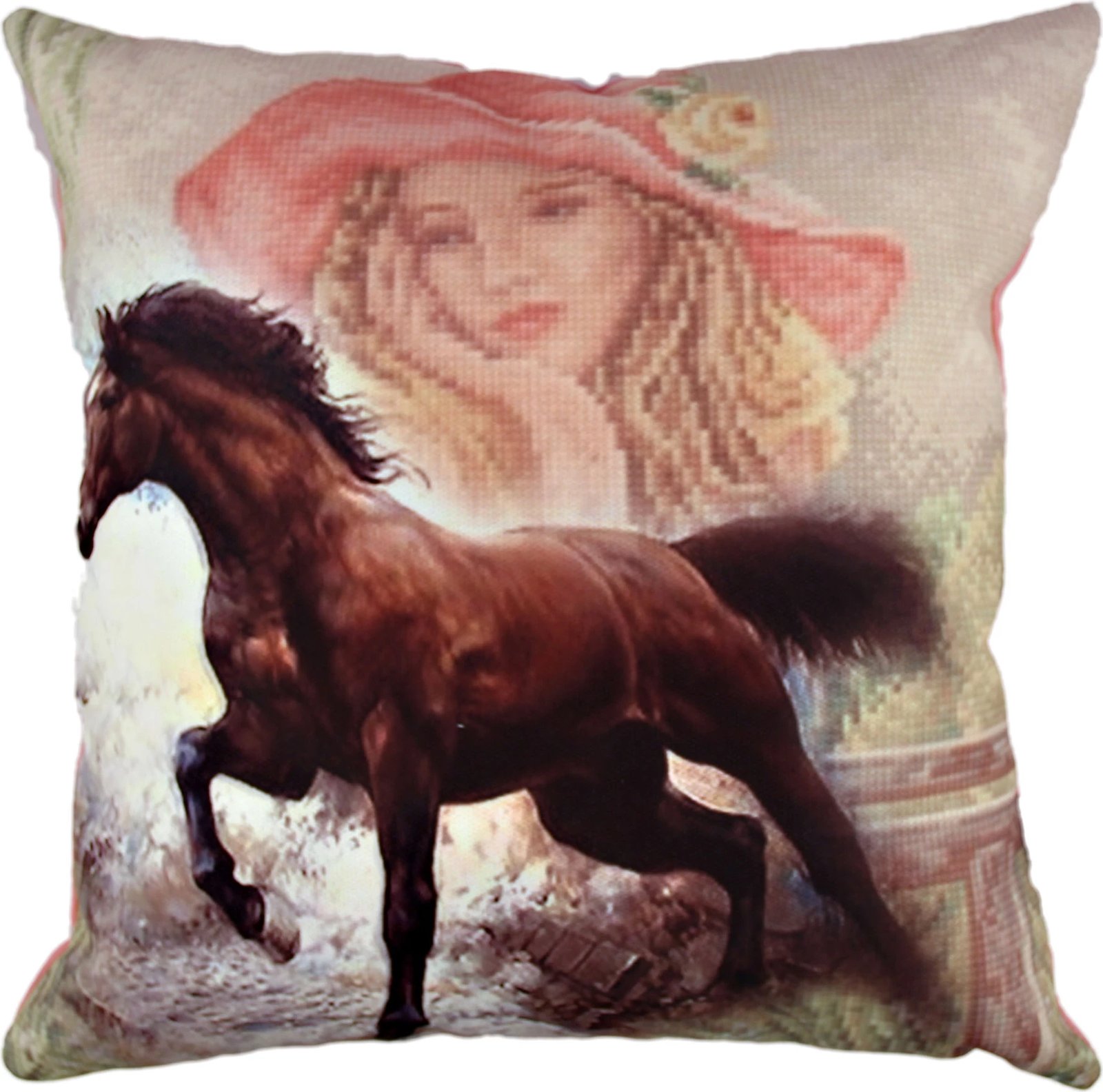 Jastëk dekorativ Evila Originals, A10853, shumëngjyrësh, 43x43cm