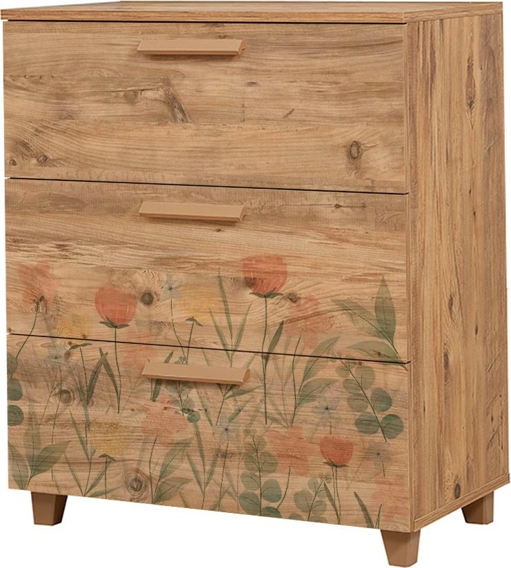 Komodë Hanah Home, Leva Gravis Tulip, ngjyrë Atlantic Pine