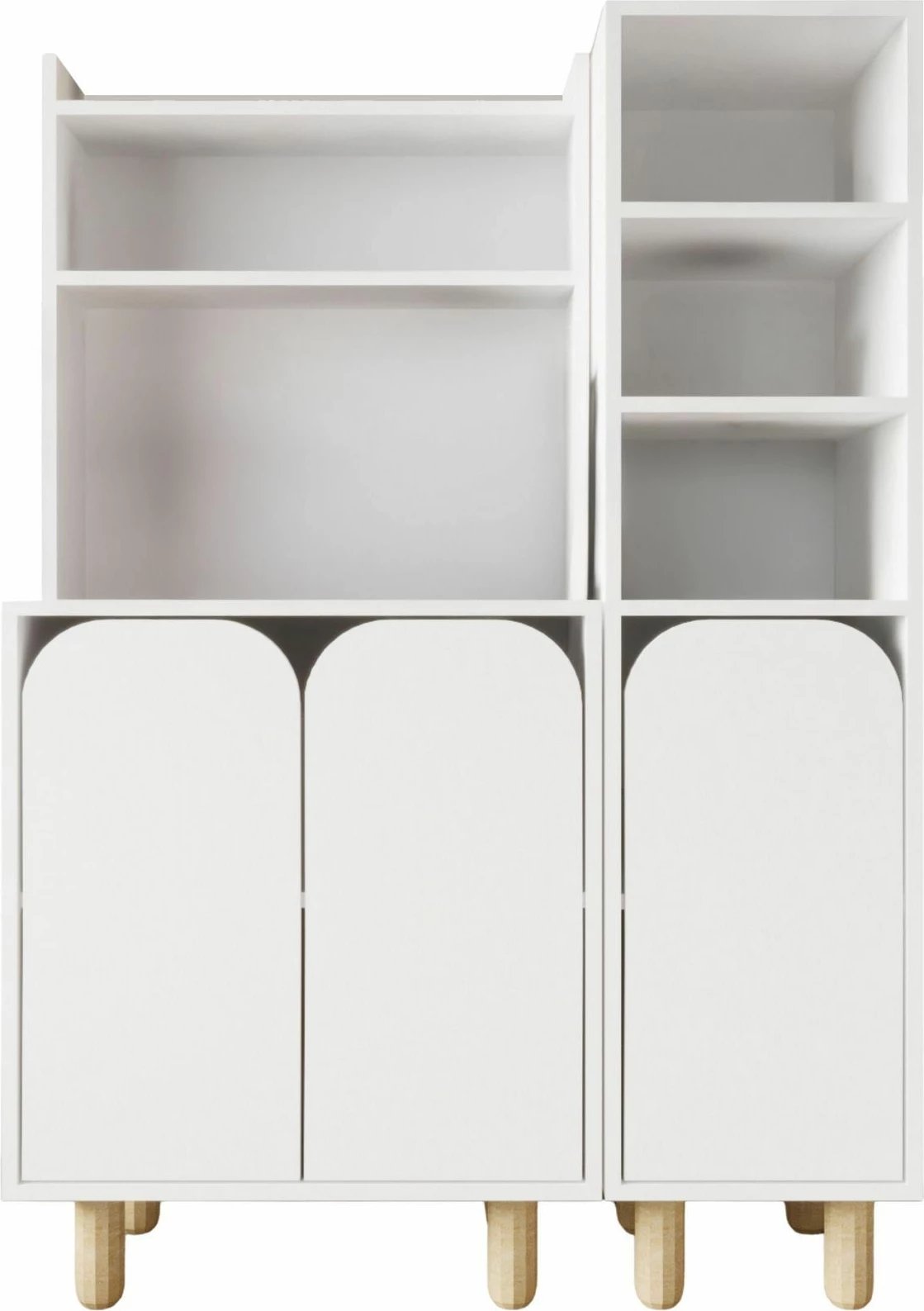 Dollap shumëpërdorimësh Skye Decor, Parma 3, i bardhë