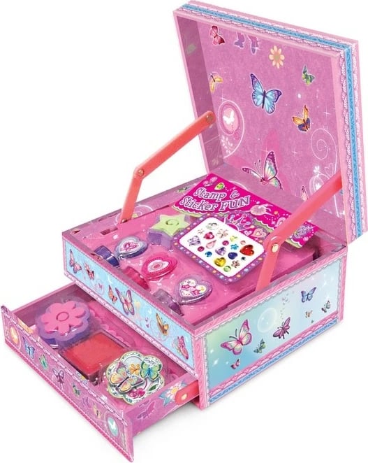 Set stampa Pulio Pecoware Butterflies 2 me kuti dekorative, për vajza