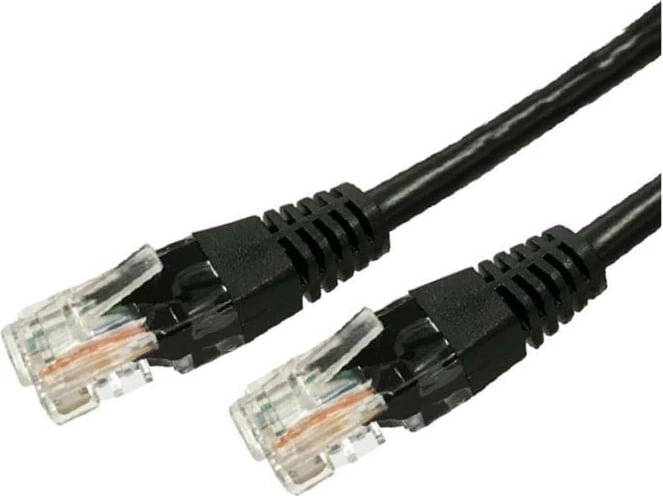 Kabllo rrjeti Patch Cord TB Cat.6a, 3m, RJ45, e zezë, set prej 10 copë