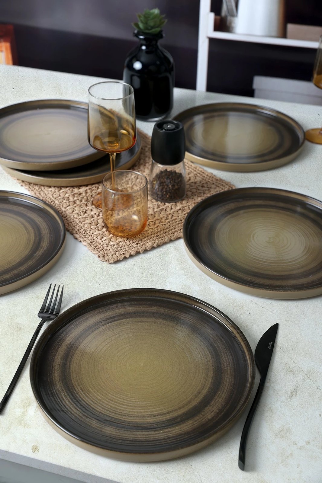 Set pjatash shërbimi (6 copë), Hermia Concept, X00018266