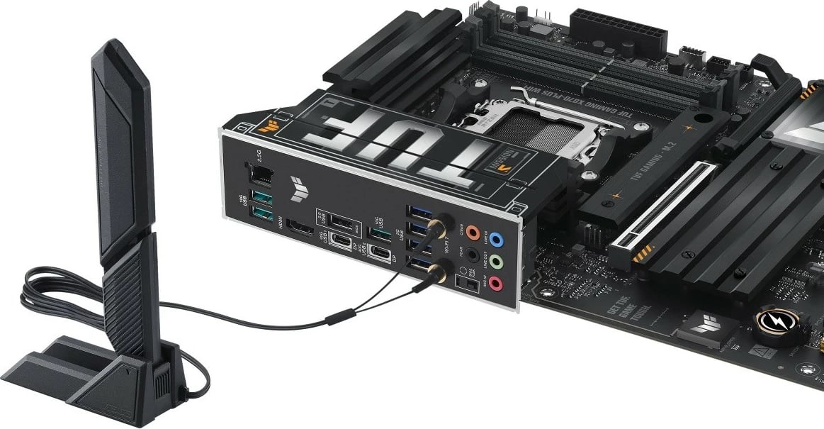 Pllakë amë Asus TUF GAMING X870-PLUS WIFI, Socket AM5, ATX, 4x DDR5, HDMI/USB-C, e zezë