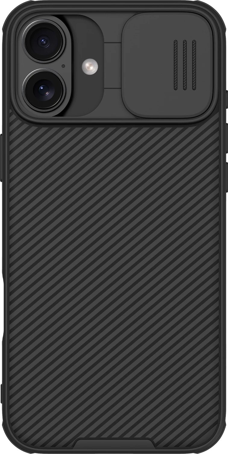Mbështjellës Nillkin CamShield Pro Magnetic për iPhone 16, i zi