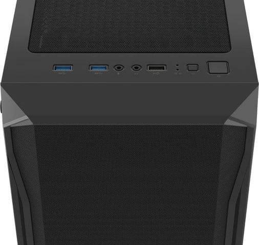 Kasë Natec Fury Shobo SH4 RGB Midi Tower, xham i temperuar, RGB, e zezë Kasë Natec Fury Shobo SH4 RGB Midi Tower, xham i temperuar, RGB, e zezë