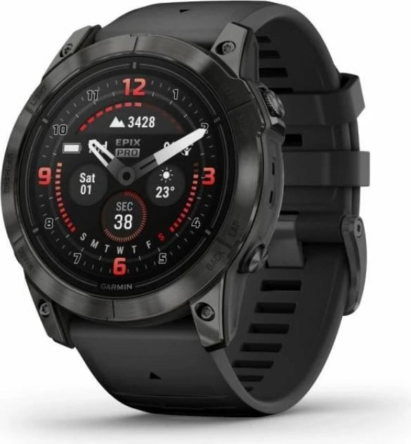 Orë sportive Garmin unisex, e zezë