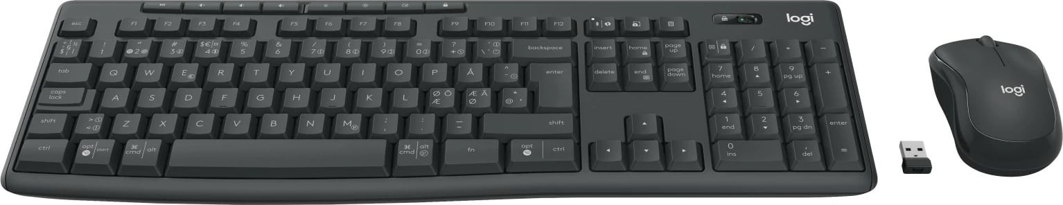 Set maus e tastierë Logitech MK370 Combo for Business, wireless, Bluetooth, QWERTY, grafit