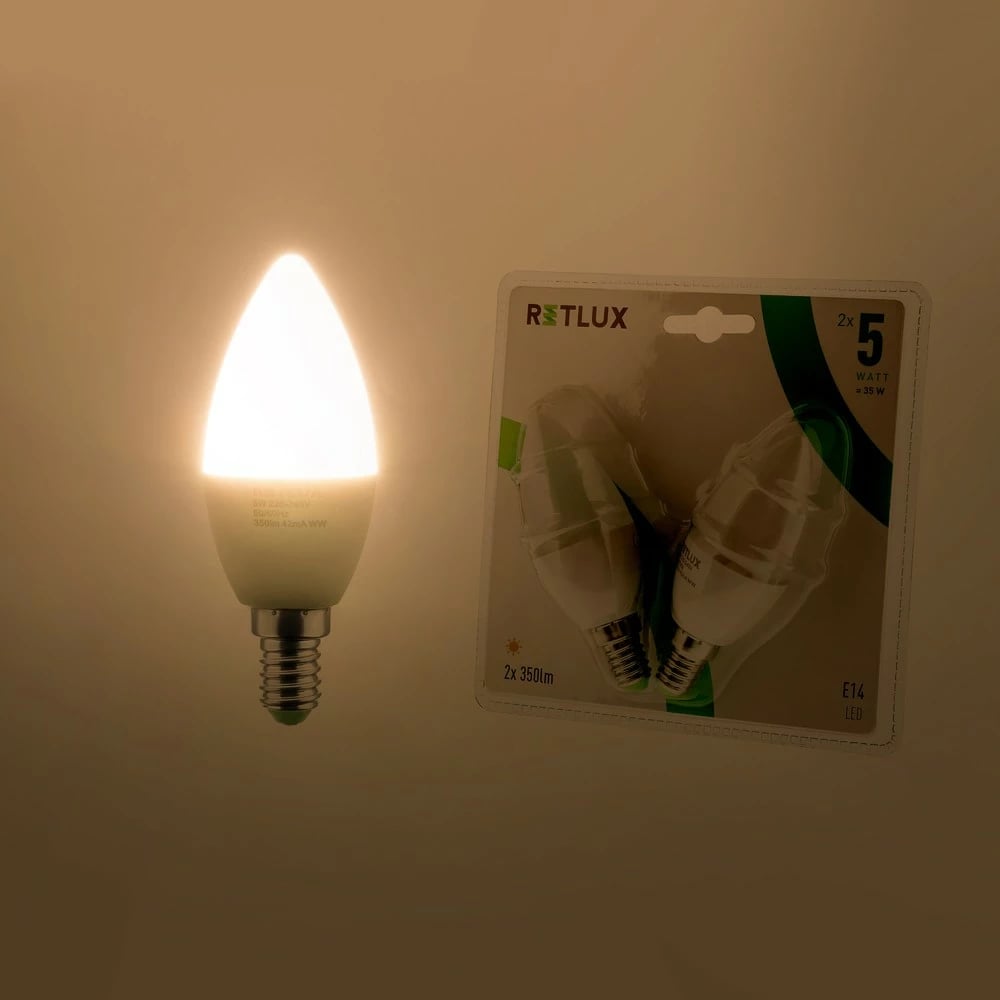 Poç Retlux REL 6 LED, 5W, 2 copë