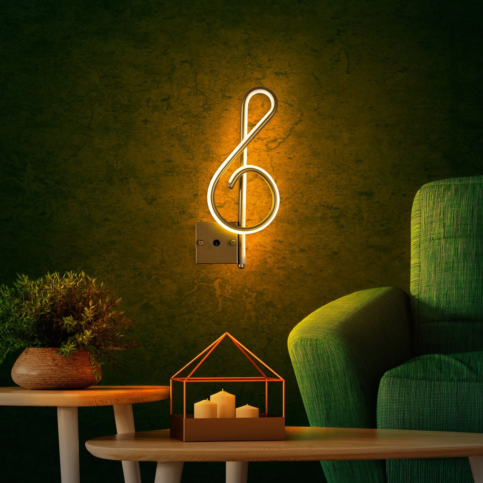 Llambë muri Opviq, Gurses - 13271, ngjyrë ari