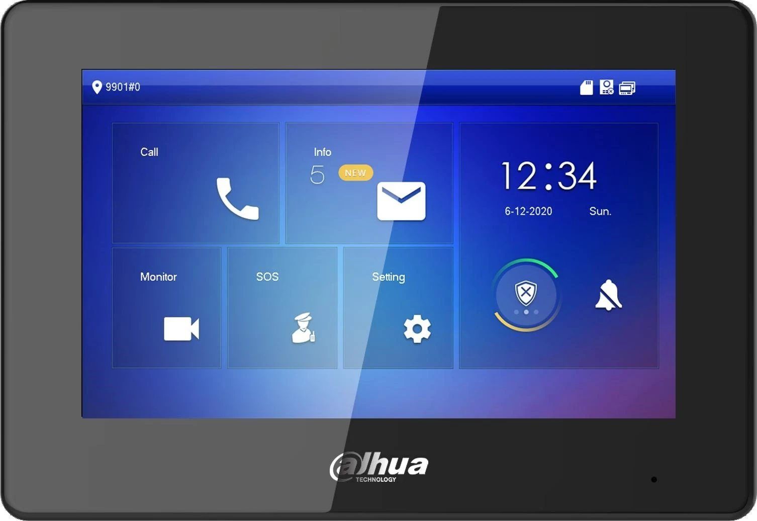 Monitor dere DAHUA VTH5422HB-W, Video