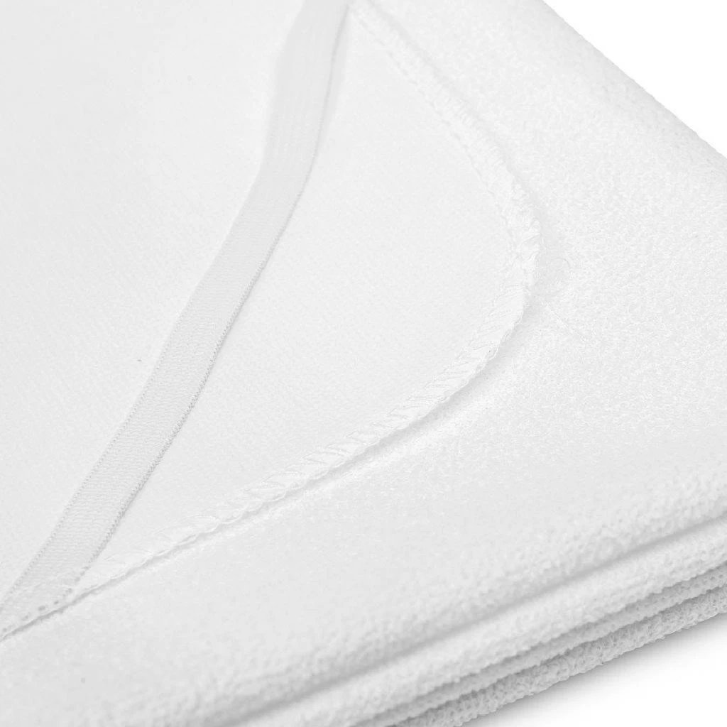 Mbrojtëse dysheku e papërshkueshme nga uji, New Baby, Terry 120x60 cm, e bardhë